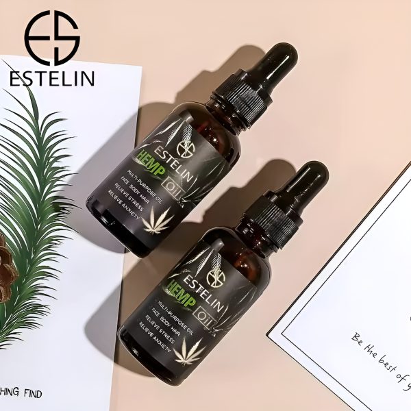 Estelin Hemp Oil – Stress / Anxiety Reliever Essence Oil For Hair Face And Body – 30 Ml