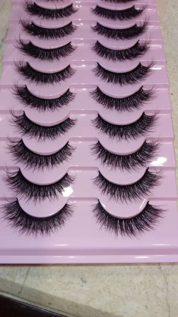 M38 3d False Eyelashes Fake Eyelashes Dramatic Messy Mink For Girls & Women